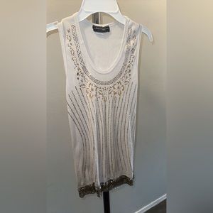 Jamie Nicole Collection Sequined Shirt